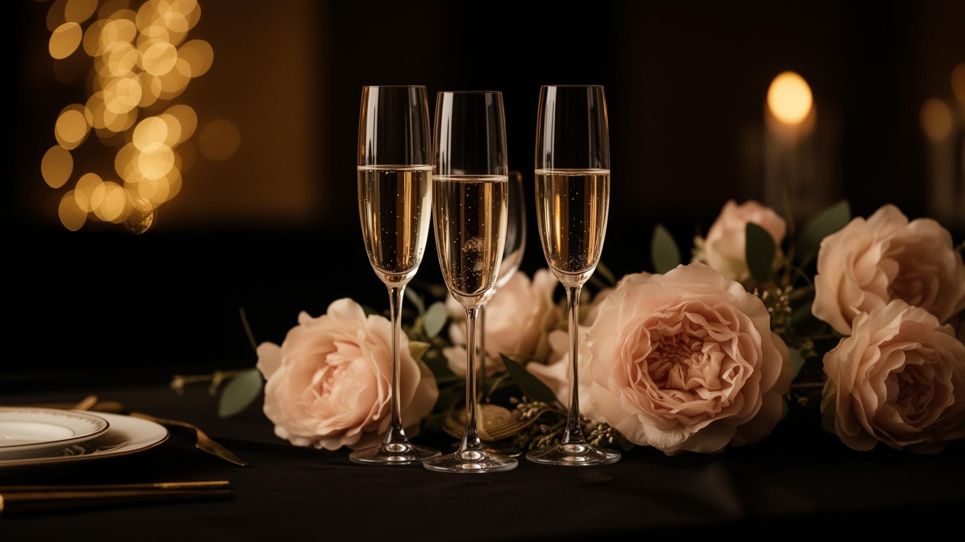 Champagne celebration