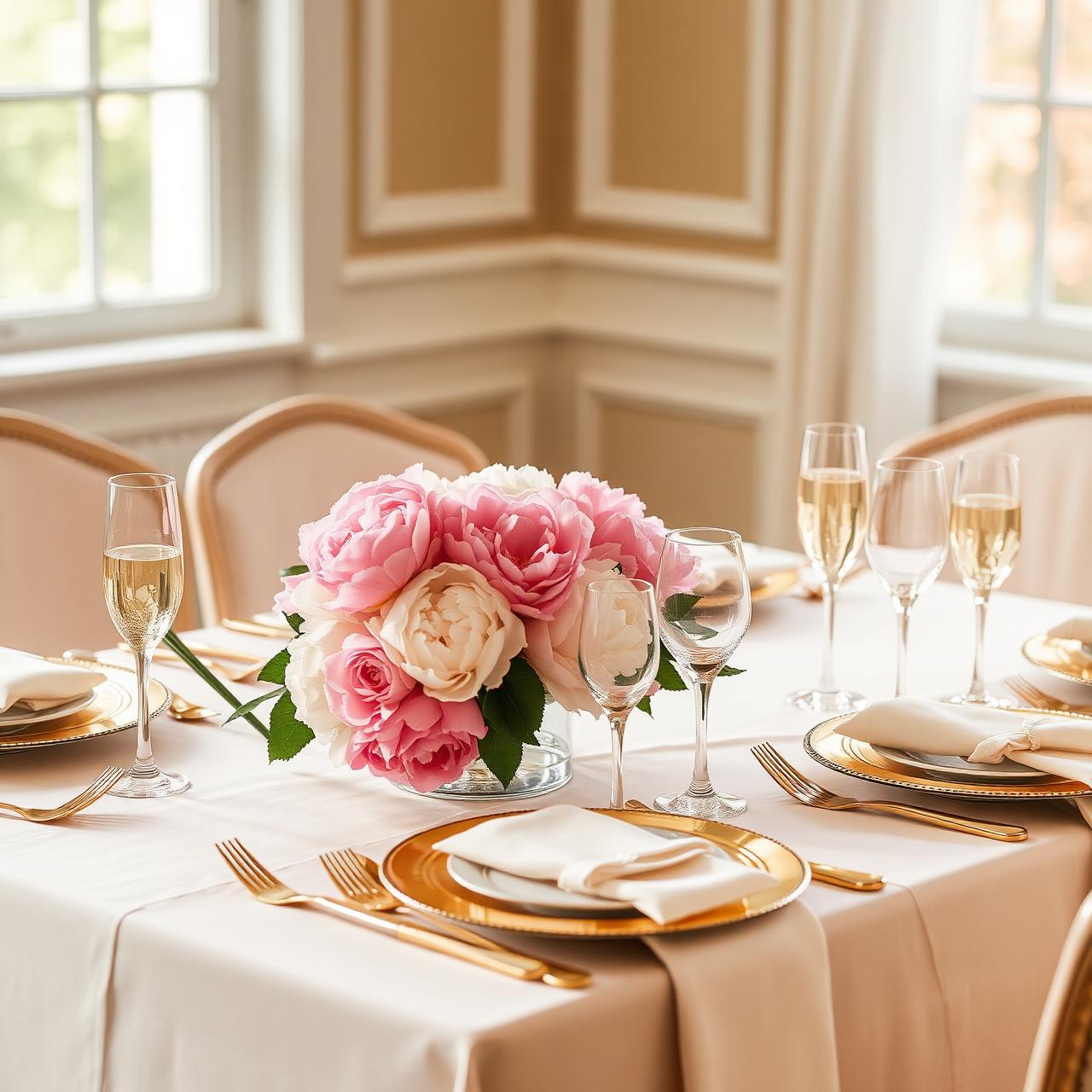 Editorial tablescape